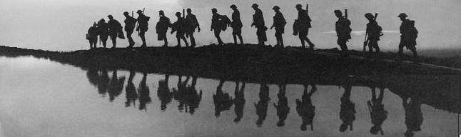 Moving up to the Front 1918